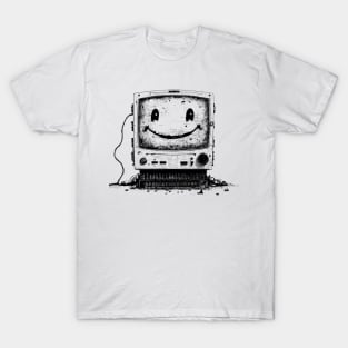 Smiley retro computer T-Shirt